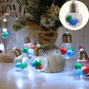 Cordes 2024 décorations d'arbre de noël ampoule lumières vacances LED chaîne intérieure Noel chambre accessoires lumière 417