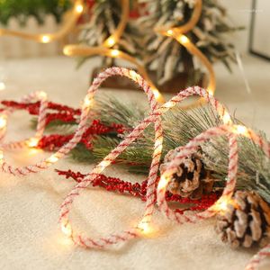 Cordes 2m corde LED Ribbon Lights String Christmas Decorative Holiday Garland Pographie Colorful Access