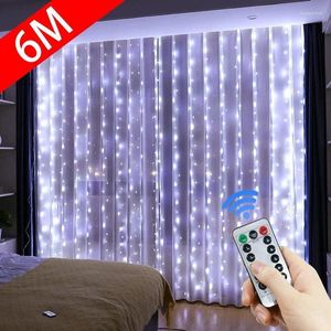 Cordes 3M/4M/6M USB LED rideau guirlande guirlande lumineuse noël chaîne lumières décorations vacances mariage décoratif 2024