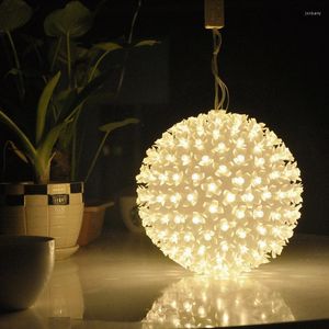 Cuerdas Binval LED impermeable flor de cerezo bola cadena luces AC 110V 220V luz parpadeante para Navidad boda fiesta Festival Decoración