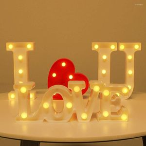 Cuerdas LED Marquee Letter Light Signs Letras luminosas adecuadas para reuniones familiares y decoración de bodas Luces de Navidad