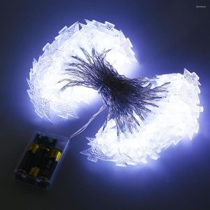 Cordes en vente 10M 80 LEDs arbre de Noël chaîne lumière alimentée par batterie lampe de fée extérieure