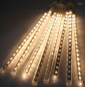 Cordes Rain Tube LED 50CM 8pcs / set Meteor Shower Christmas Light Wedding Garden Xmas String Outdoor Holiday Lighting