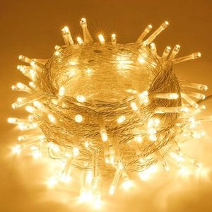 Strings Safe 24V Waterproof LED Light String Garland 10M 20M 30M 50M 100M Outdoor Christmas Lights For Holiday Party Wedding Decoration