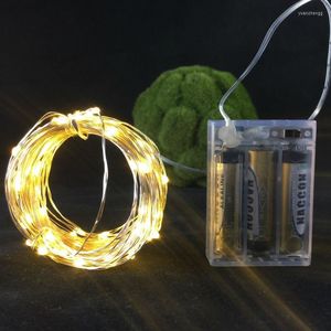 Critres en gros de la batterie en gros de Cooper Wire LED Fairy Lights Lights 33ft Micro Ultra Thin Light Christmas