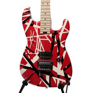 Guitare électrique Stripe Series Red with Black Stripes Guitar#2