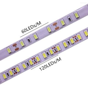 Bandes 200M LED bande lumineuse 60/120leds/m 5M SMD 5630 5730 bande Flexible non étanche Ip20 10mm PCB blanc/chaud DC12V vente en gros