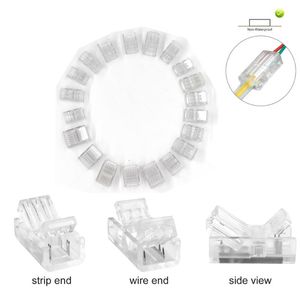 Tiras 5 uds 2/3/4/5/6pin Cable para pelar/tirar Terminal de conector Srip para WS2812B RGB RGBW CCT LED LightLED