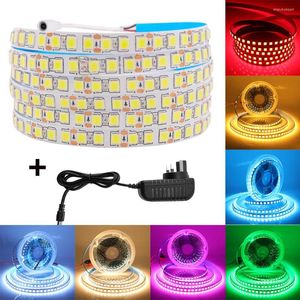 Bandes DC 12V LED Bande EU UK US Sset 5054 120 LED s/m IP21 IP65 Blanc/Rose/Bleu Glace/Vert/Jaune Flexible Ruban Cordon Lumineux