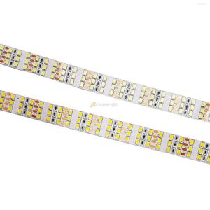 Bandes Super Bright Tirple Row 2835 Led Strip 360 Leds/M 1800 Leds DC12V Blanc/Blanc Chaud 16mm PCB Flexible Bande Corde Bande Lumineuse