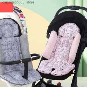 Coucheur Pièces Accessoires Baby Pousteille Mat Buggys Push Push Poussez la doublure Body Body Body Toddler Baby Pram Carrier Carrier Mat Q240416