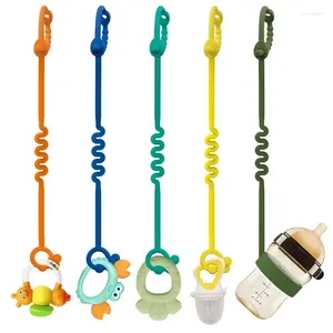 Piezas de cochecito silicona ajustable para bebés de seguridad para bebés honda multicolora de la cadena de la cadena prevención de caídas