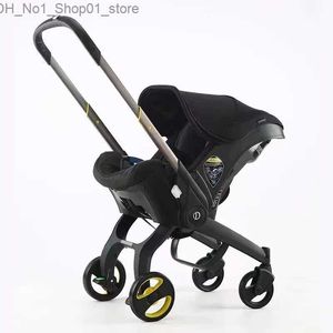 Poussettes # Siège d'auto de poussette de bébé pour landaus nouveau-nés Buggy de sécurité chariot de sécurité chariot léger 3 en 1 système de voyage Q231214