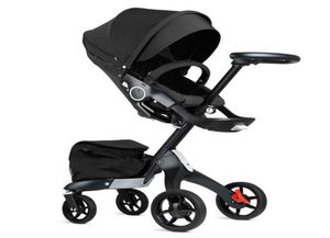 Poussettes Dsland Baby Stroller 3 in 1 High Land Scape Sitting Pram Buggy Bassinet for Born Carriage Car Walkers5955655{category}
