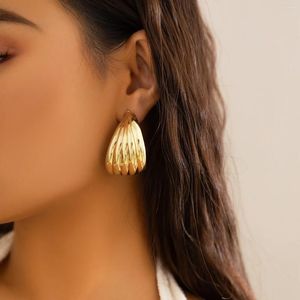 Boucles d'oreilles à clous pour femmes, grandes boucles d'oreilles rondes ouvertes et larges, élégantes, déclaration africaine, bijoux à la mode, accessoires, cadeau, 2023