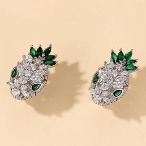 Boucles d'oreilles à tige en forme de serpent vert pour femme, accessoire de mode classique, en Zircon, avec aiguille en argent, Anti-allergie, personnalité exquise, accessoires de bal, 2023