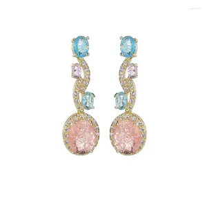 Boucles d'oreilles étalon pop-corn couleurs filles légers de luxe légers