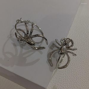 Boucles d'oreilles Punk Métal Araignée Pour Femmes Femele Alliage Simple Insecte Oreille Bijoux Fille Cadeau D'anniversaire