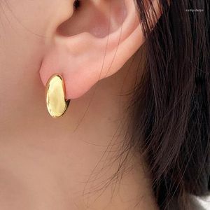 Boucles d'oreilles à tige corée du sud japon Style mode personnalité élégante métal or argent couleur perle Piercing femmes oreille bijoux 2023