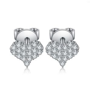 Boucles d'oreilles Zhanhao 0.30ct fabrication en gros rhodié argent Sterling 925 Moissanite diamant bijoux en ligne-achats