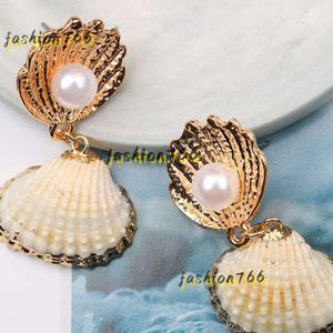 Stud Factory Outlet 2024 tendance nouveau designer coquille de perle naturelle vent frais super fée personnalité mode boucles d'oreilles de luxe magasins de cadeaux