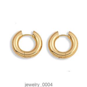 Stud Fashion CZ Zircon Round Huggie Hoop Ooy Earrings for Women Geometric U Shape Ear Backle Hoops Gold plaqué en acier inoxydable Bijoux 230829 000J