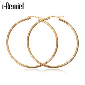 Stud i-remiel mode Anti allergie bijoux coréens tempérament hommes boucle d'oreille titane oreille anneaux acier inoxydable géométrique boucles d'oreilles