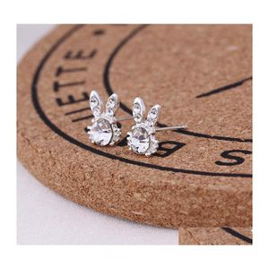 Stud Love Heart Súper Pequeño Stud Pendientes Simple Compacto Lindo Estudiante Pendiente Para Mujeres Minimalista Cobre Hipoalergénico Gota Delive DHSDW