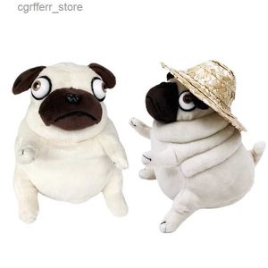 Animaux en peluche en peluche 14cm Pig The Elf Fat Pug Plush Toys Kawaii Assis Pug Dogs Toy Dolls For Kids Enfants Enfants Birthday Gift Dolls240327