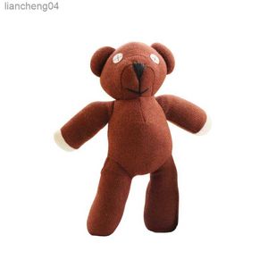 Animaux en peluche 1pc 23cm Mr Bean ours en peluche Animal en peluche jouet doux dessin animé marron Figure poupée enfant enfants cadeau jouets cadeau d'anniversaire