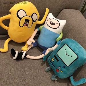 Animaux en peluche 28-42 cm Finn Jake BMO poupées d'animaux en peluche doux créatif aventure temps jouets en peluche dessin animé poupées en peluche enfants cadeaux L231228