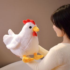 Animaux en peluche en peluche 30/40CM imitation coq Jouet en peluche rempli de poupée de poulet douce et adorable oreiller de volaille animal tapis de maison drôle cadeau d'anniversaire décoré 230619