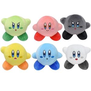 Animaux en peluche en peluche 6 couleurs mignons Kirby P jouets 15 cm rose bleu vert jaune noir expression de colère tartes poupée enfants meilleur cadeau jouet goutte otgib