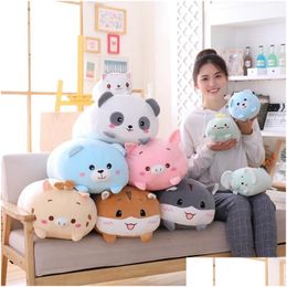 Animaux en peluche en peluche 9 styles animaux doux dinosaure cochon chat ours P jouet doux dessin animé panda hamster éléphant cerf poupée bébé fy7950 sxau otpw7