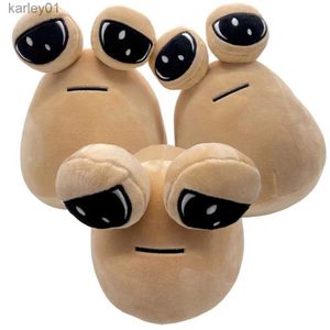 Animales de peluche de peluche Juego de anime The M Pou Toys Kaii Cartoon My Pet Alien Doll Soft Pillow Cumpleaños Regalo de Navidad YQ240218