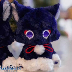 Animaux en peluche en peluche jeu Genshin impact jouets en peluche vagabond kukushi balladeer scarameow scaramouche cosplay poupées en peluche doux oreiller en peluche enfants