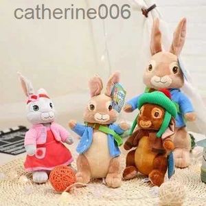 Gefüllte Plüschtiere Original Peter Rabbit Serie Lily Ben Hochwertige Plüschtiere Gefüllte Plüschpuppe Spielzeug Geburtstagsgeschenk für KindL231228