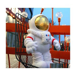 Relleno de peluche animales espacio astronauta muñeca juguete cohete barco único almohada para niño regalo de nacimiento lj201126 entrega de entrega juguetes gi dhysk