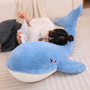 Animaux en peluche peluche peluche requin poupée grande bouche baleine bleue peluche jouet océan aquatique animaux garçons filles apaiser dormir