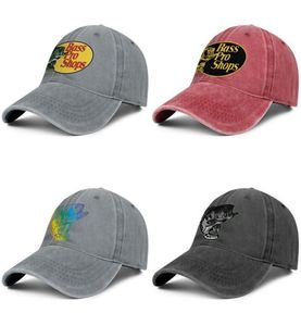 Basse élégante Pro Shop Fishing Grey Logo Unisexe Denim Baseball Cape Cool Trendy Hats Gay Pride Rainbow Bass Pro Shop Camouf5347003