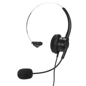 Headsets de centre d'appel du stylet avec casque de micro casque de trafic mono câblé 3,5 mm pour le centre d'appel d'appel pour ordinateur portable téléphone portable