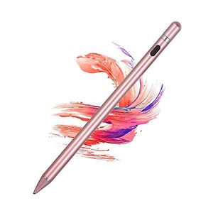 Stylus Pen para Apple iPhone Pencil Android Windows Tablet PC Touch Screen Stylus Pen Universal con sensible y precisión Rose Gold