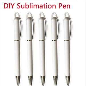 Bolígrafo en blanco de sublimación, bolígrafo de Gel de impresión de transferencia de calor para publicidad DIY blanco