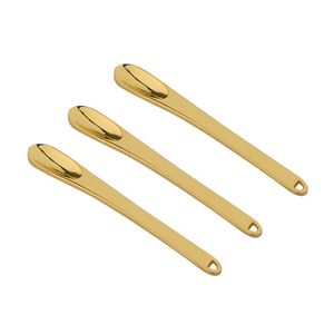 Mini cuchara para crema facial, cuidado de la piel, espátula cosmética, cucharas de Metal para cremas para ojos, palo de masaje