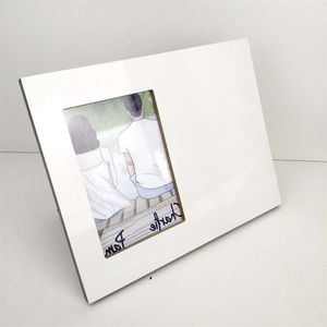 Panneau photo remplaçable suspendu au mur de cadre photo vierge de sublimation avec support