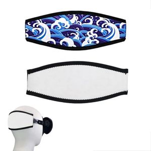 La sangle de masque de plongée en néoprène de sublimation couvre les piscines SpasHG Wrapper Protector Band Blank DIY Printing Strap