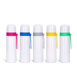 Vaso de sublimación Vasos en blanco Taza de vacío Recubrimiento blanco Transferencia térmica Impresión Doble cubierta Tazas termo de acero inoxidable 500 ml ZYY1037