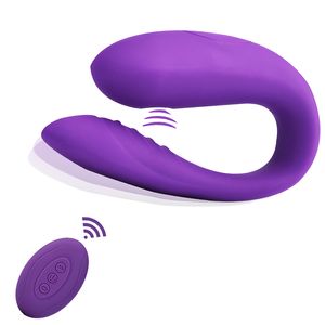 Consolador vibrador de succión, 10 modos intensos, Juguetes sexuales en forma de U para mujeres, estimulador de clítoris de punto G con Control remoto