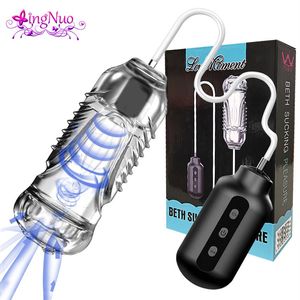 Sucer Masturbateur Masculin Vibrateur Vagin Masturbation Automatique Ventouse Simulateur Chatte Orale Fellation Sexy Jouets Pour Hommes Adults259c