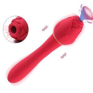 Sucer Rose vibrateur femelle Clitoris ventouse stimulateur sous vide masseurs vaginaux adultes marchandises Rose vibrant Sex Toy pour les femmes